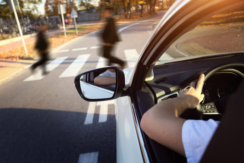hit by car while walking