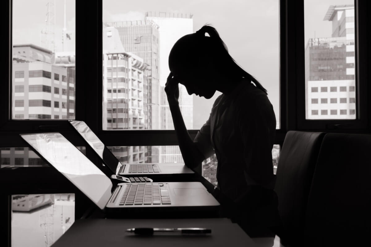 Workplace stress illustration - corena law