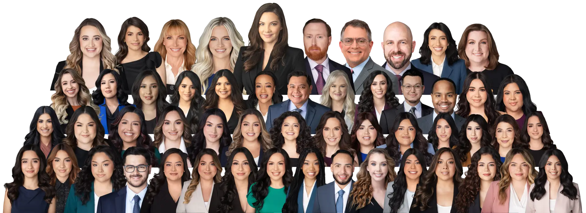 The full legal team at Gina Corena & Associates, personal injury lawyers in Las Vegas, Nevada