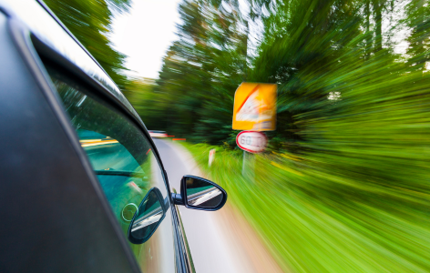 Dangerous mountain highway driving