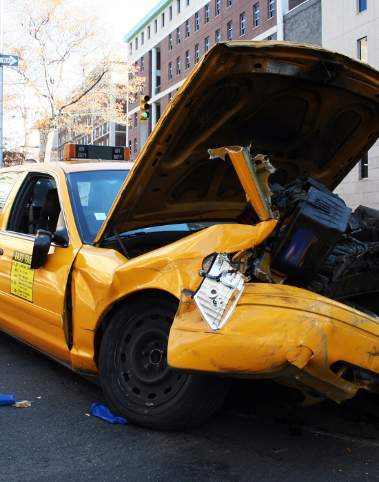 Las Vegas taxi crash compensation