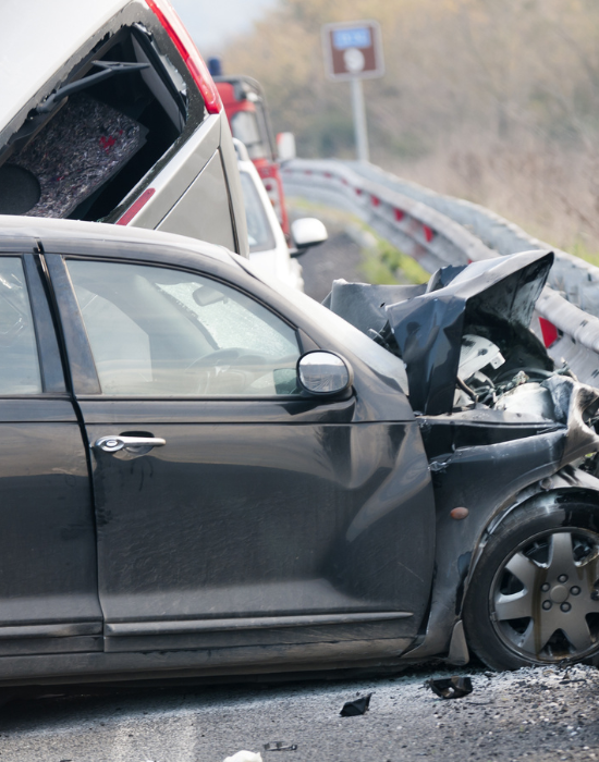 Liability in multi-car crash accident