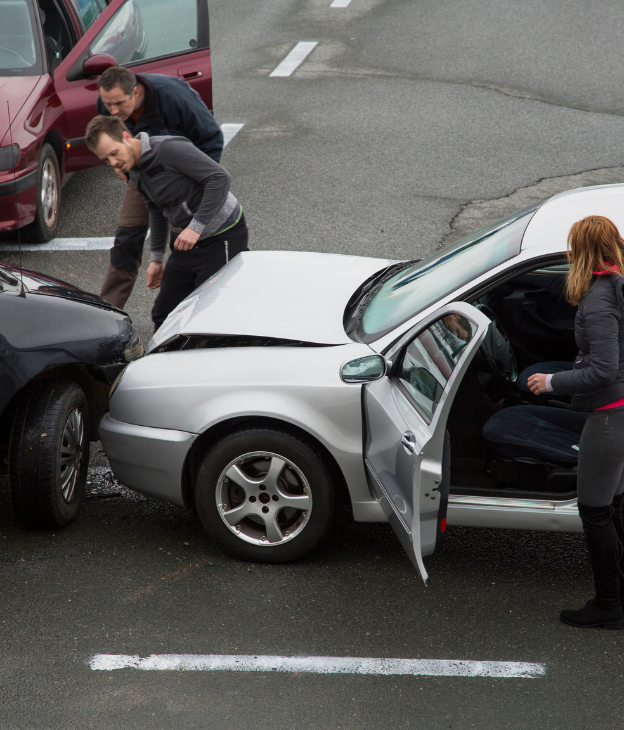 Side impact collision causing serious injuries
